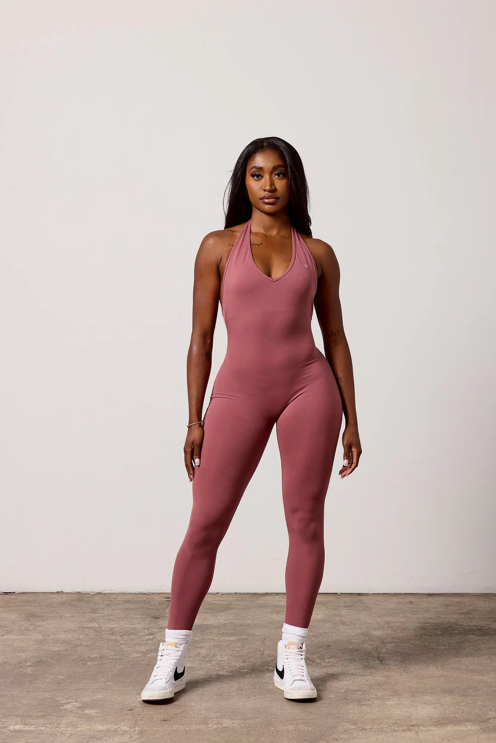 W267 Elevate Romper - Rose