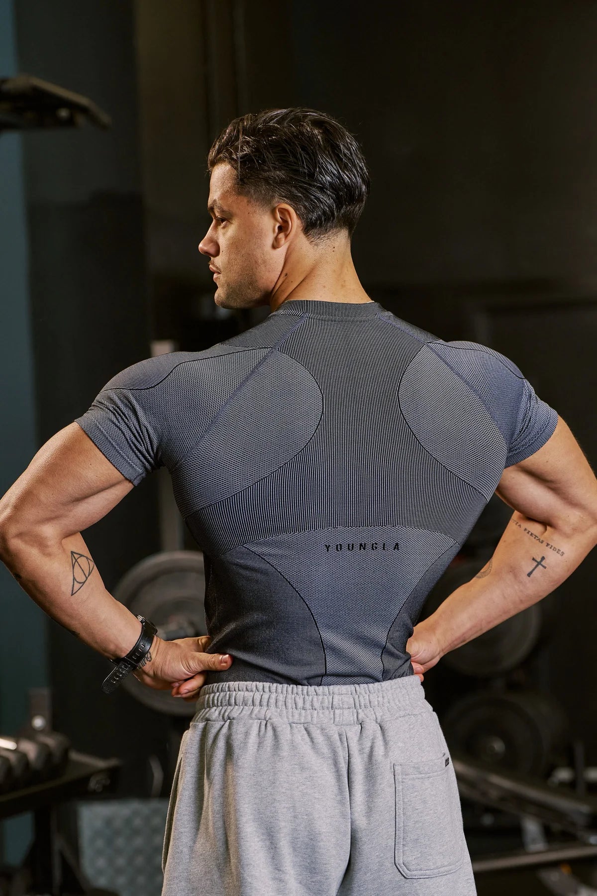 4339 - Forme Compression Tees - Grey