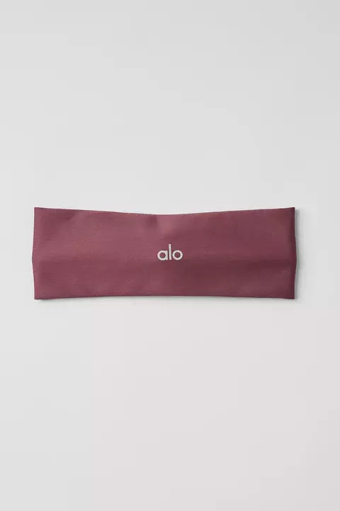 Alo Yoga Airlift HeadBand - Burgundy Truffle