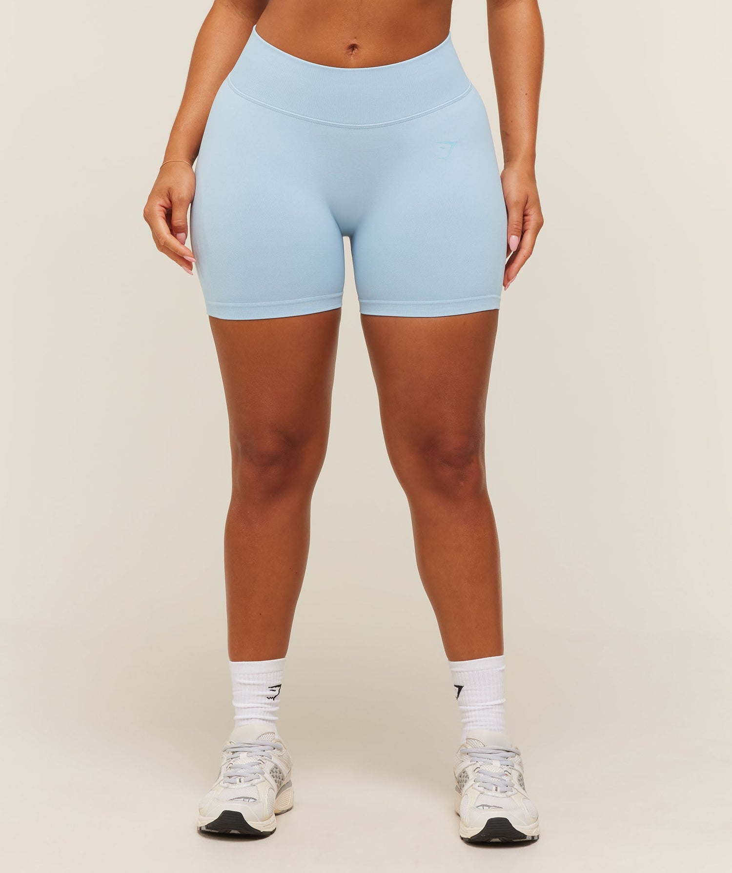 Lift Seamless 2-0 Mid-Rise Shorts - Chilled Blue