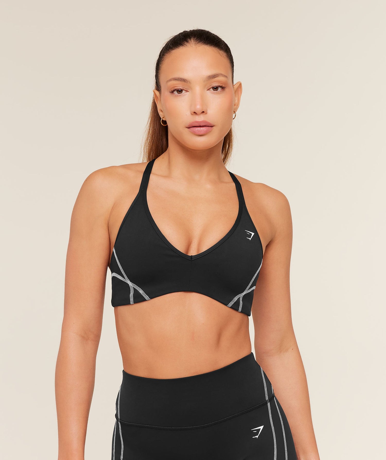 Volt Light Support Sports Bra - Black/White