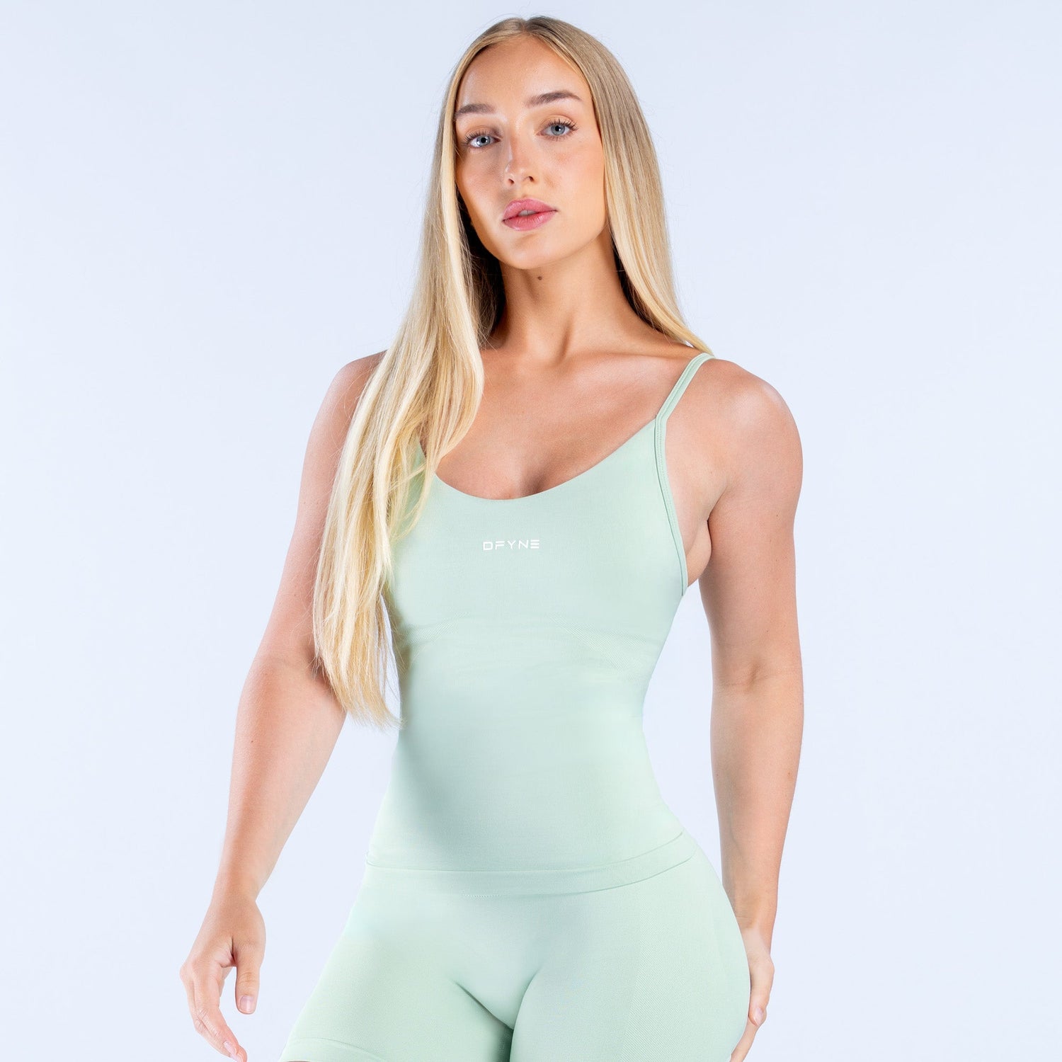 Impact Scoop Neck Top - Palm Green