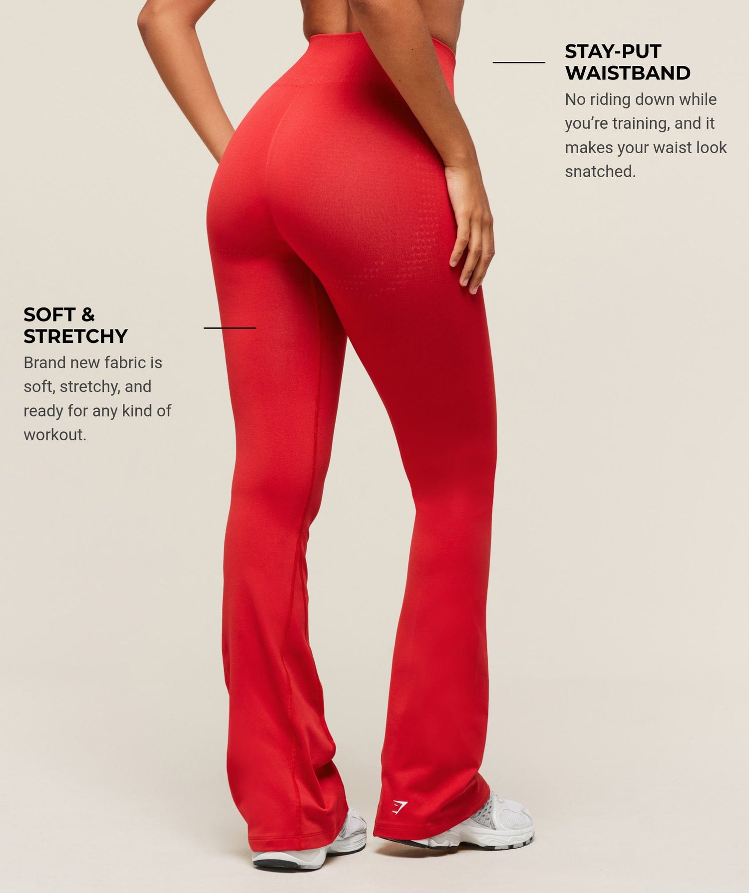 Vital Sculpt Seamless Flared Legging - Velocity Red