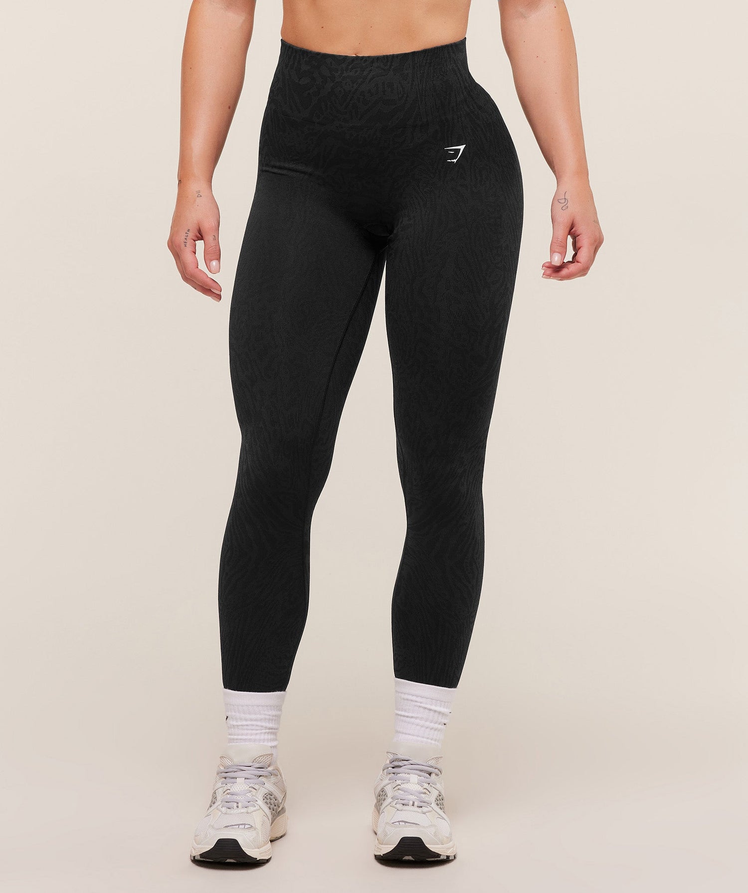 Adapt Animal Seamless Leggings - Black/Asphalt Grey