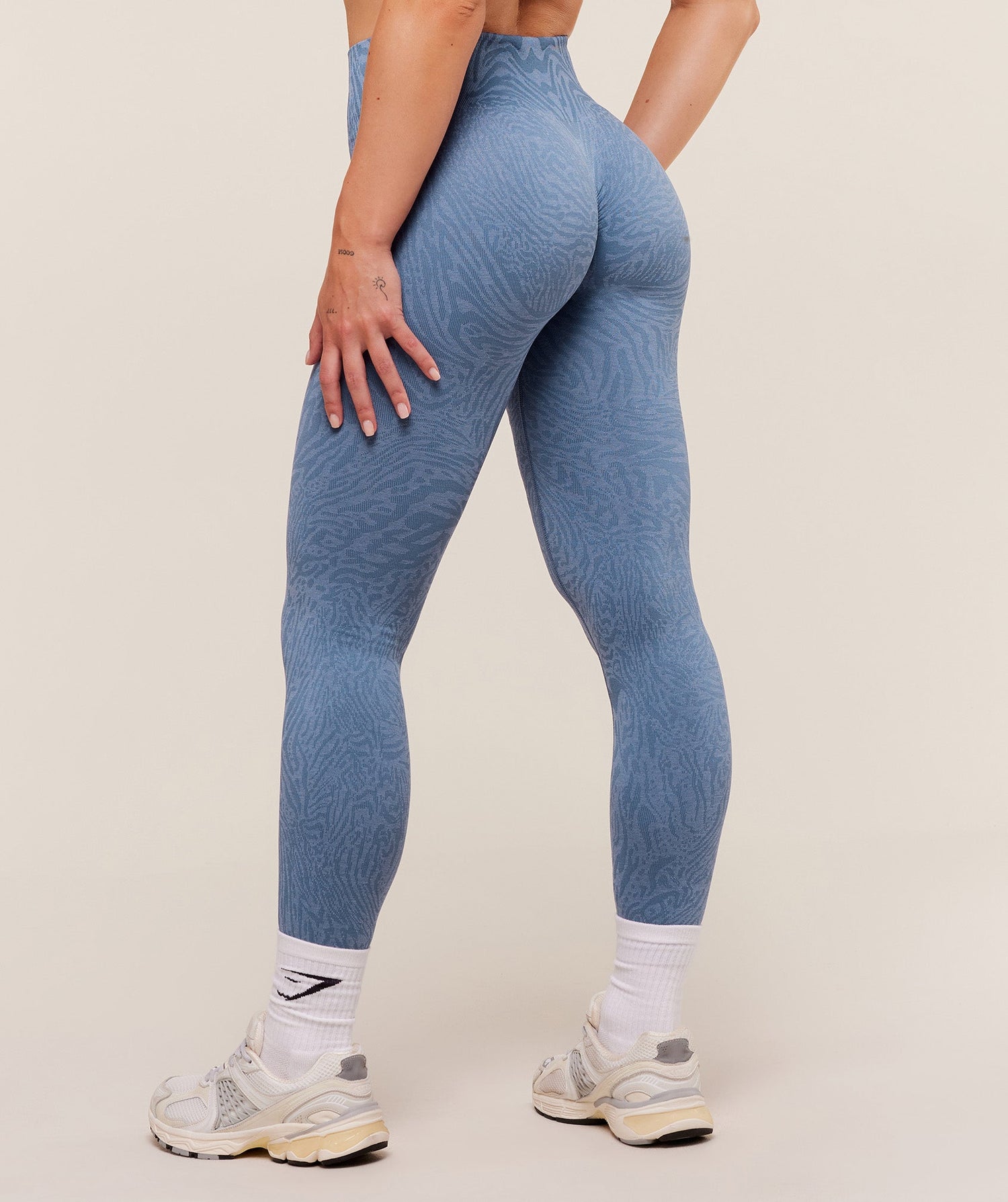 Adapt Animal Seamless Leggings - Worn Blue/Peri Blue