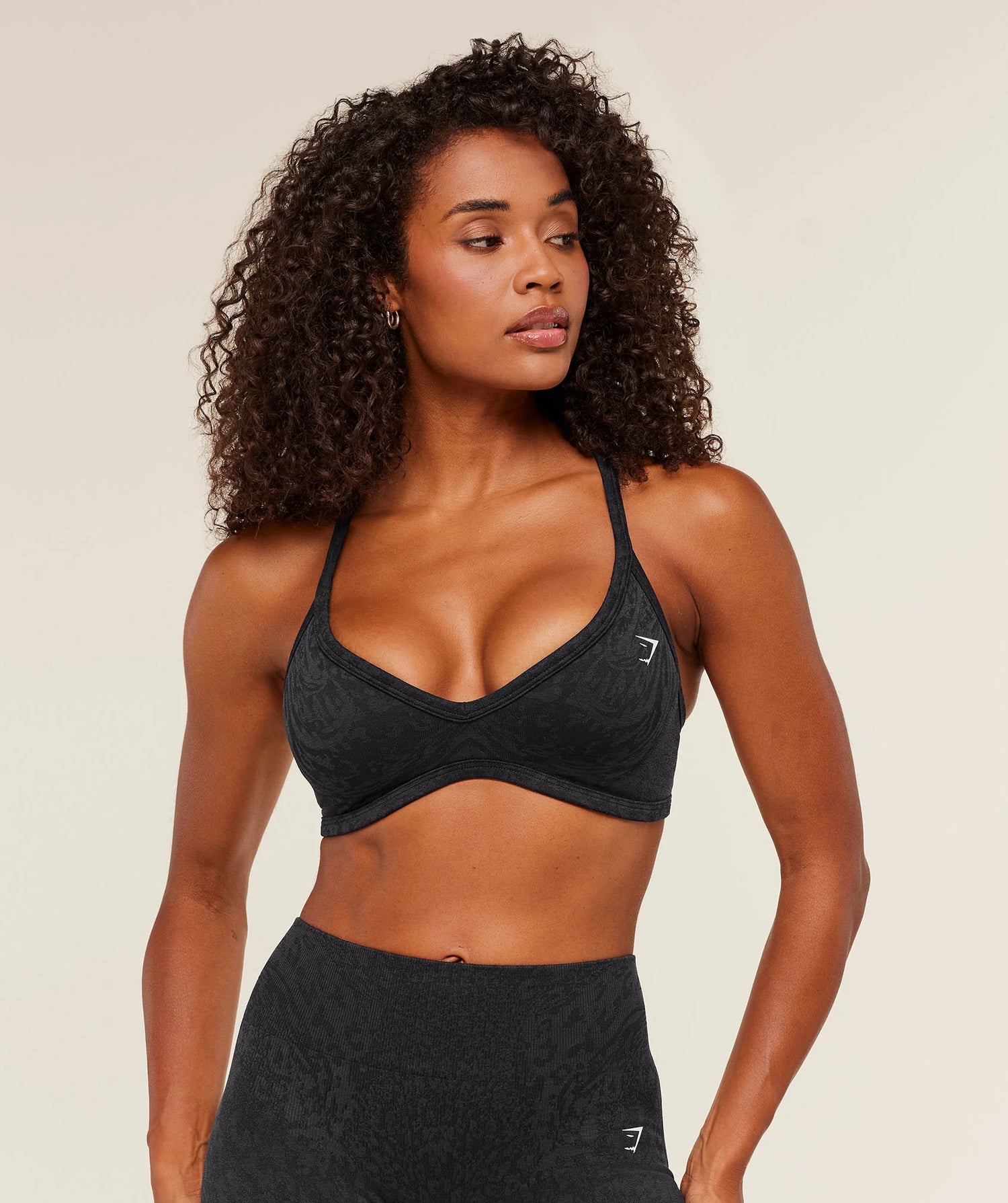 Adapt Animal X Whitney Sports Bra - Black/Asphalt Grey