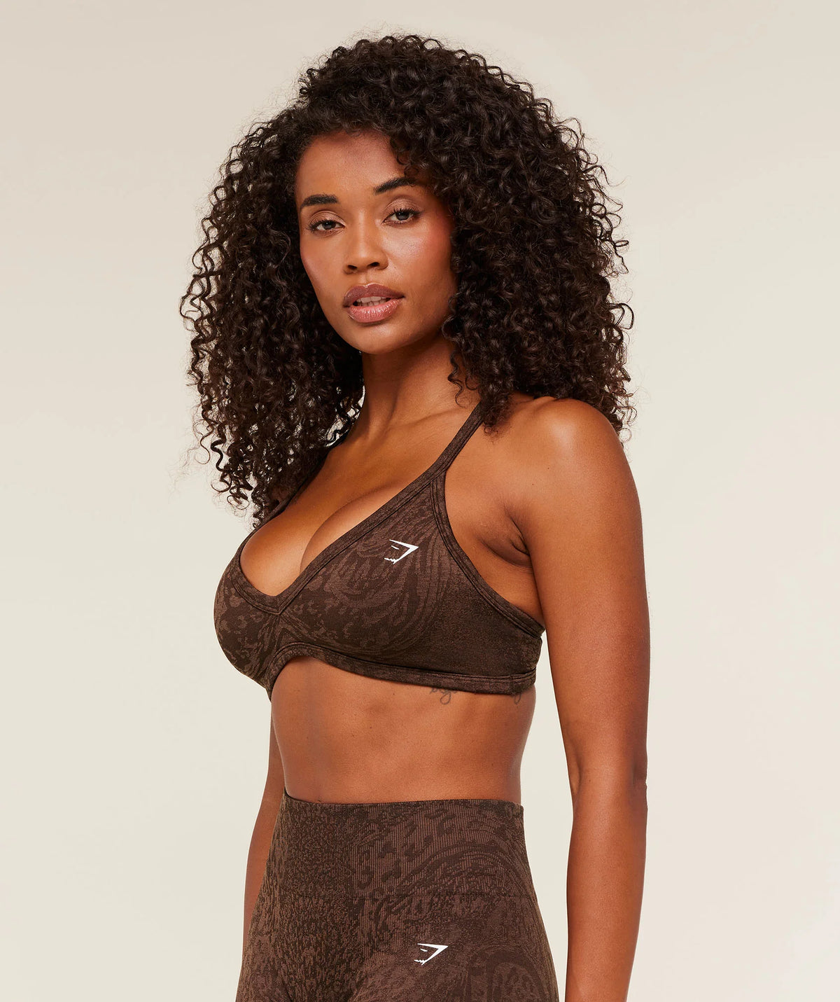 Adapt Animal X Whitney Sports Bra - Archive Brown/Soft Brown