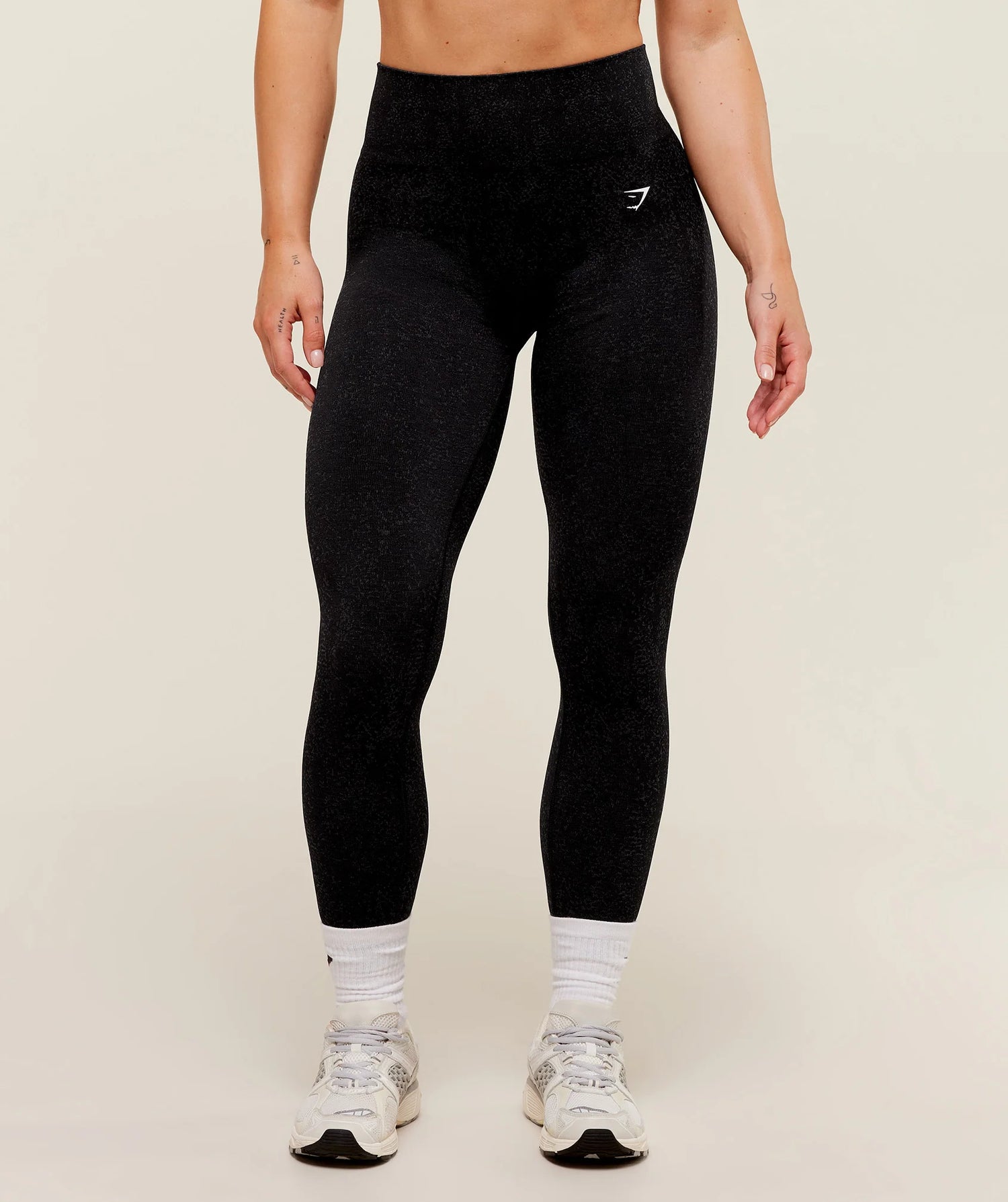 Adapt Fleck Seamless Leggings - Mineral Black
