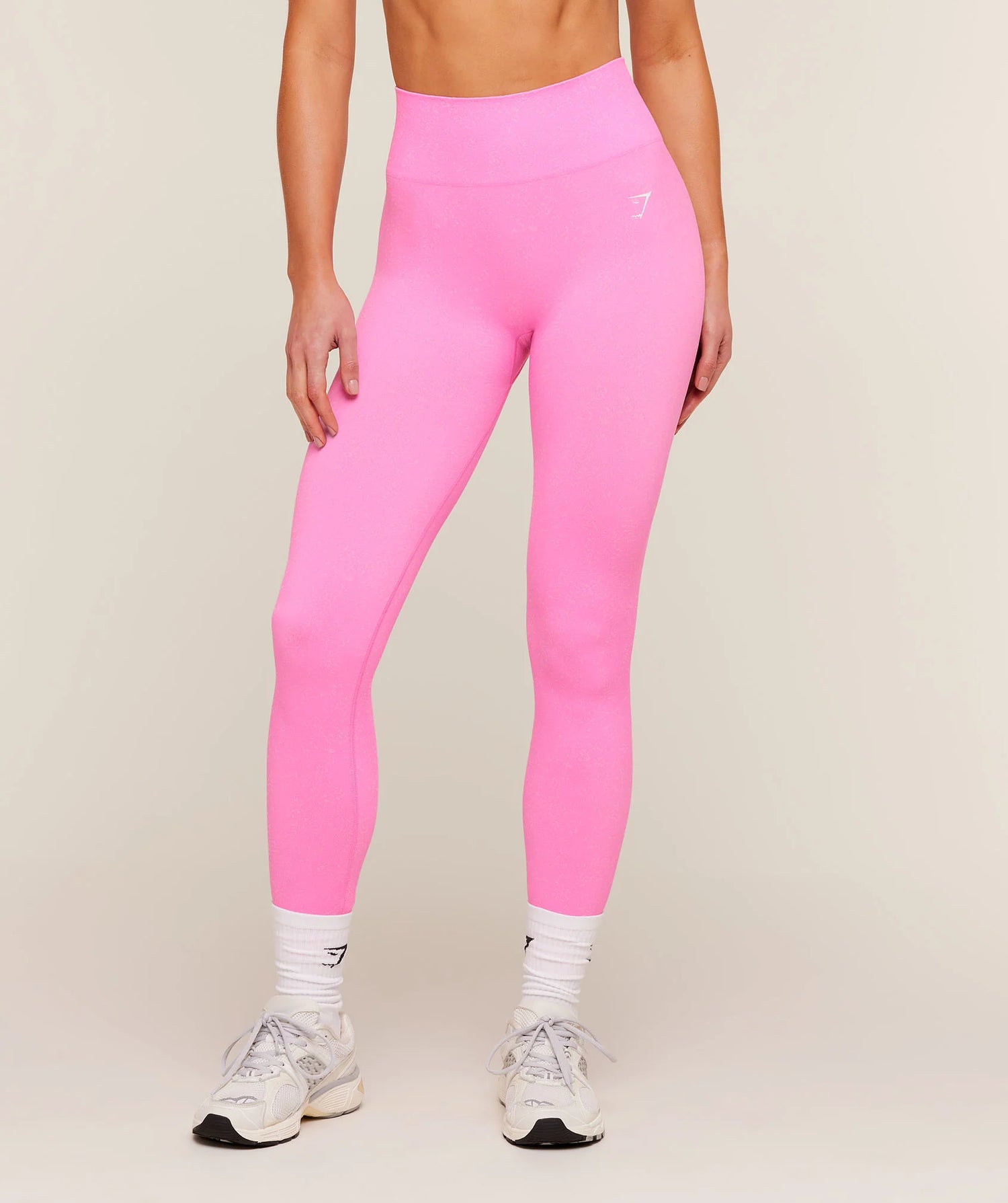 Adapt Fleck x Whitney Leggings - Focus Pink/Tinted White