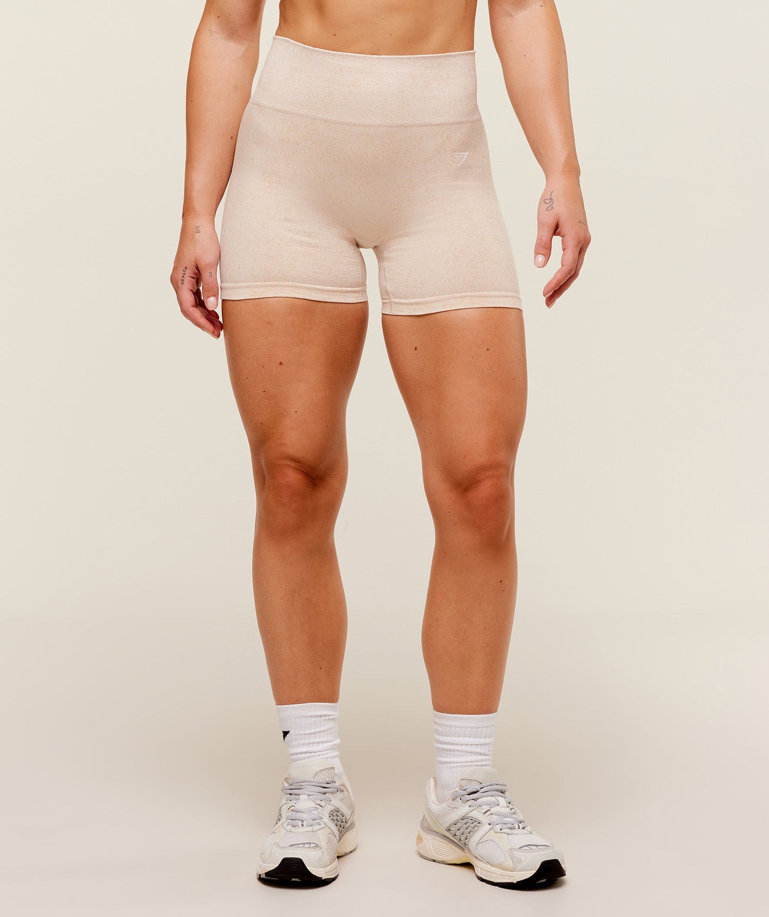 Adapt Fleck x Whitney Seamless Shorts - Coconut White