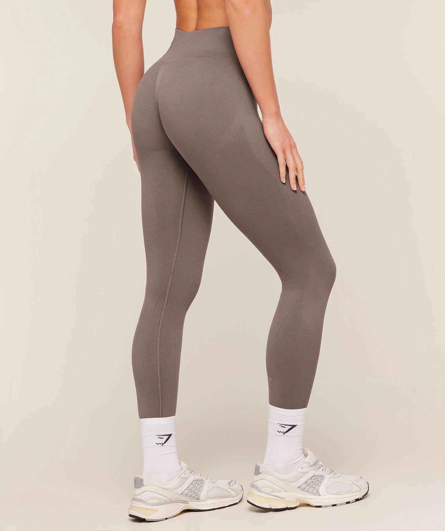 Poise Seamless Leggings - Cool Brown