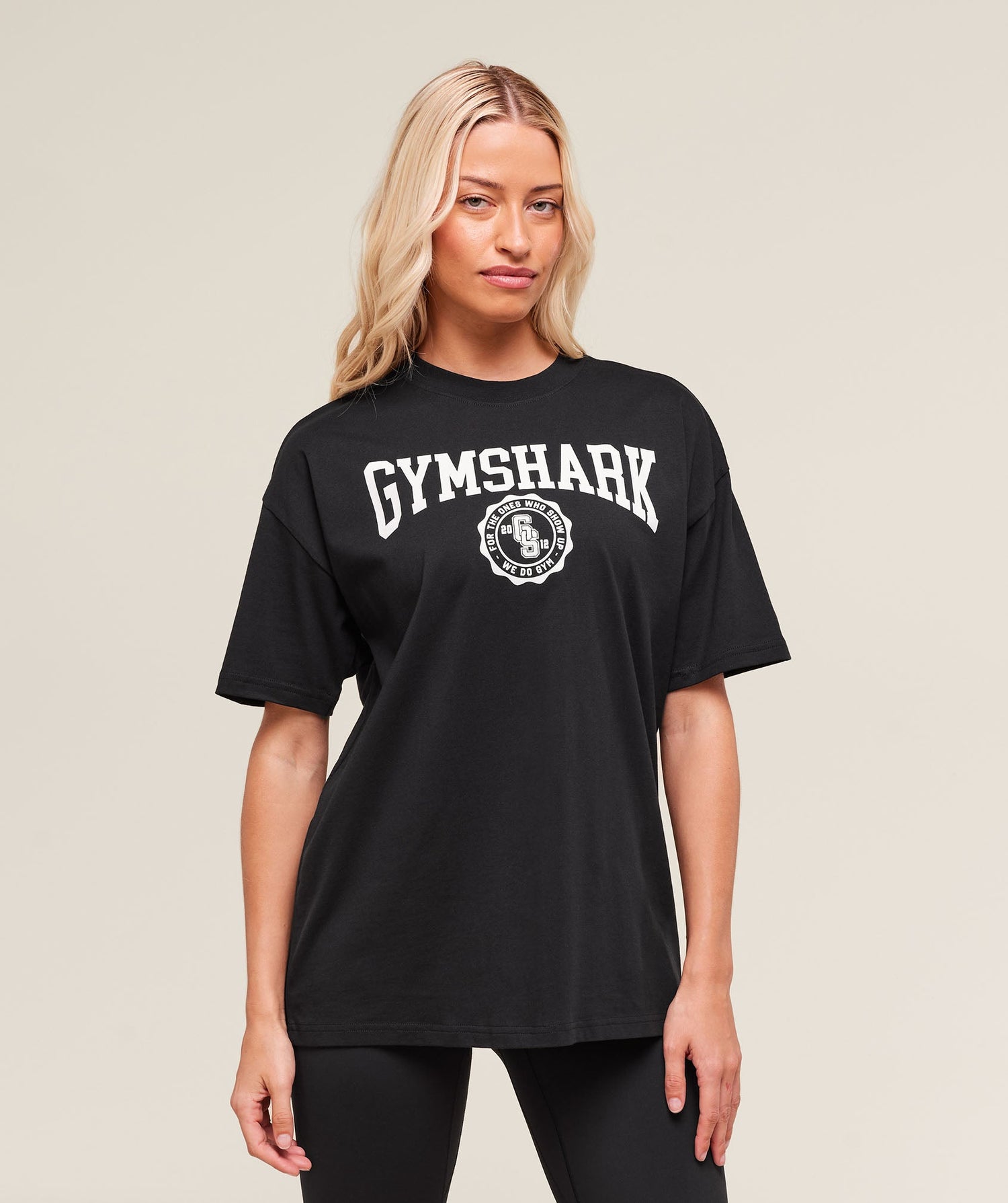 Collegiate Graphic T-Shirt - Black