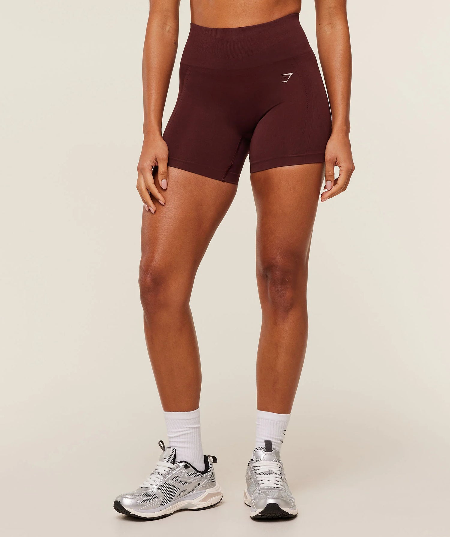 Energised Seamless Shorts - Rich Maroon