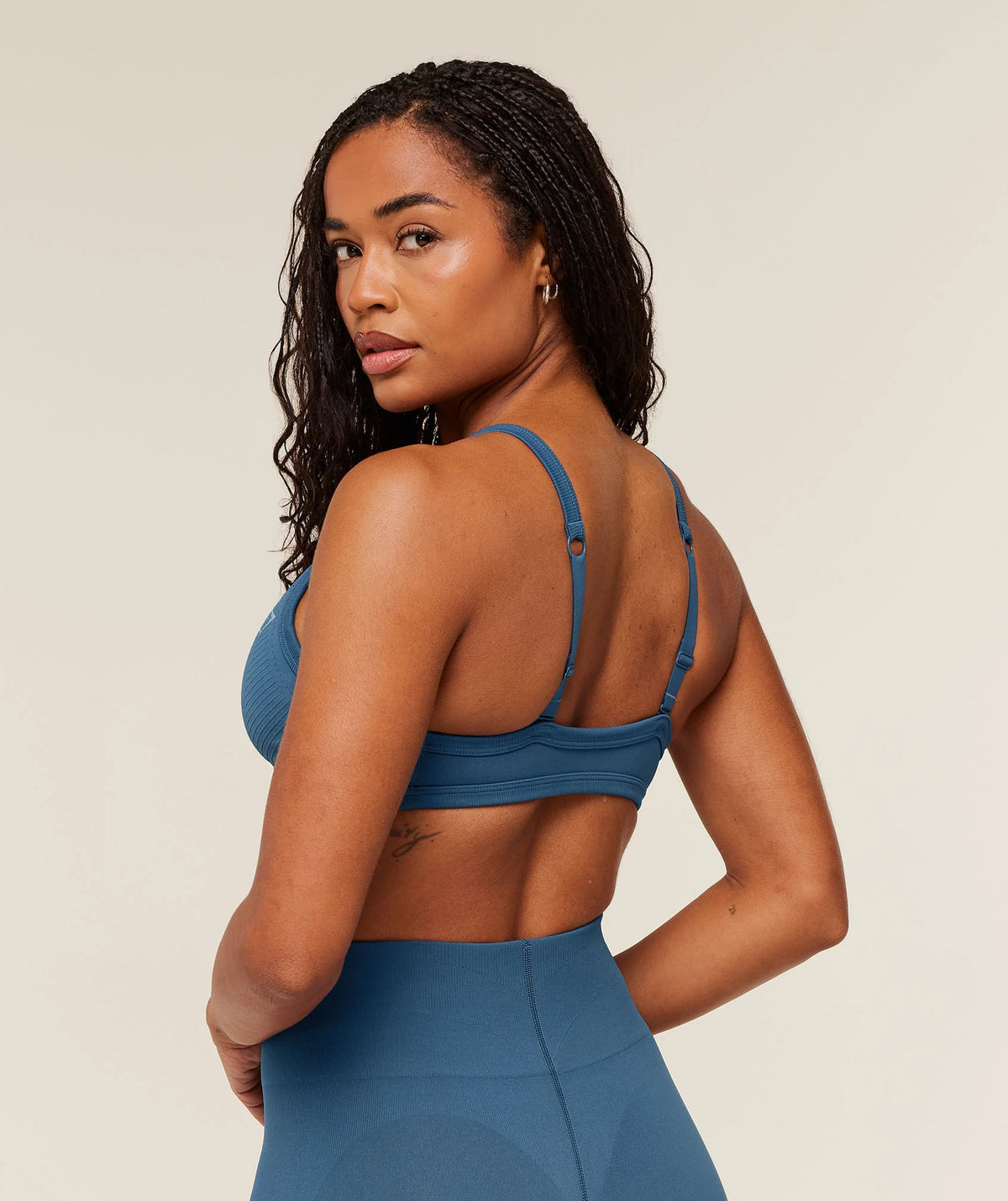 Energised Seamless Sports Bra - Compound Blue