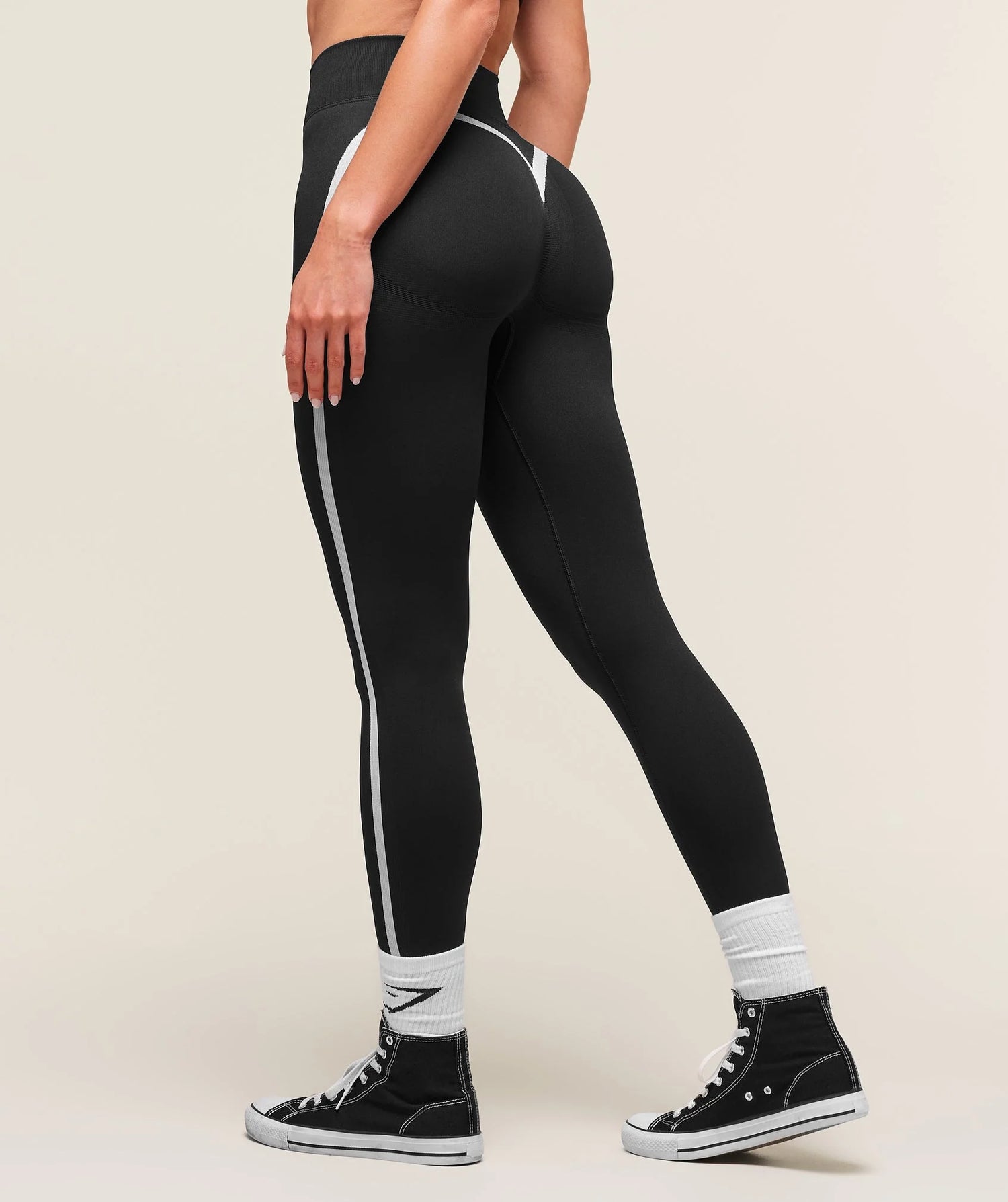 Lift Varsity Seamless Leggings - Black