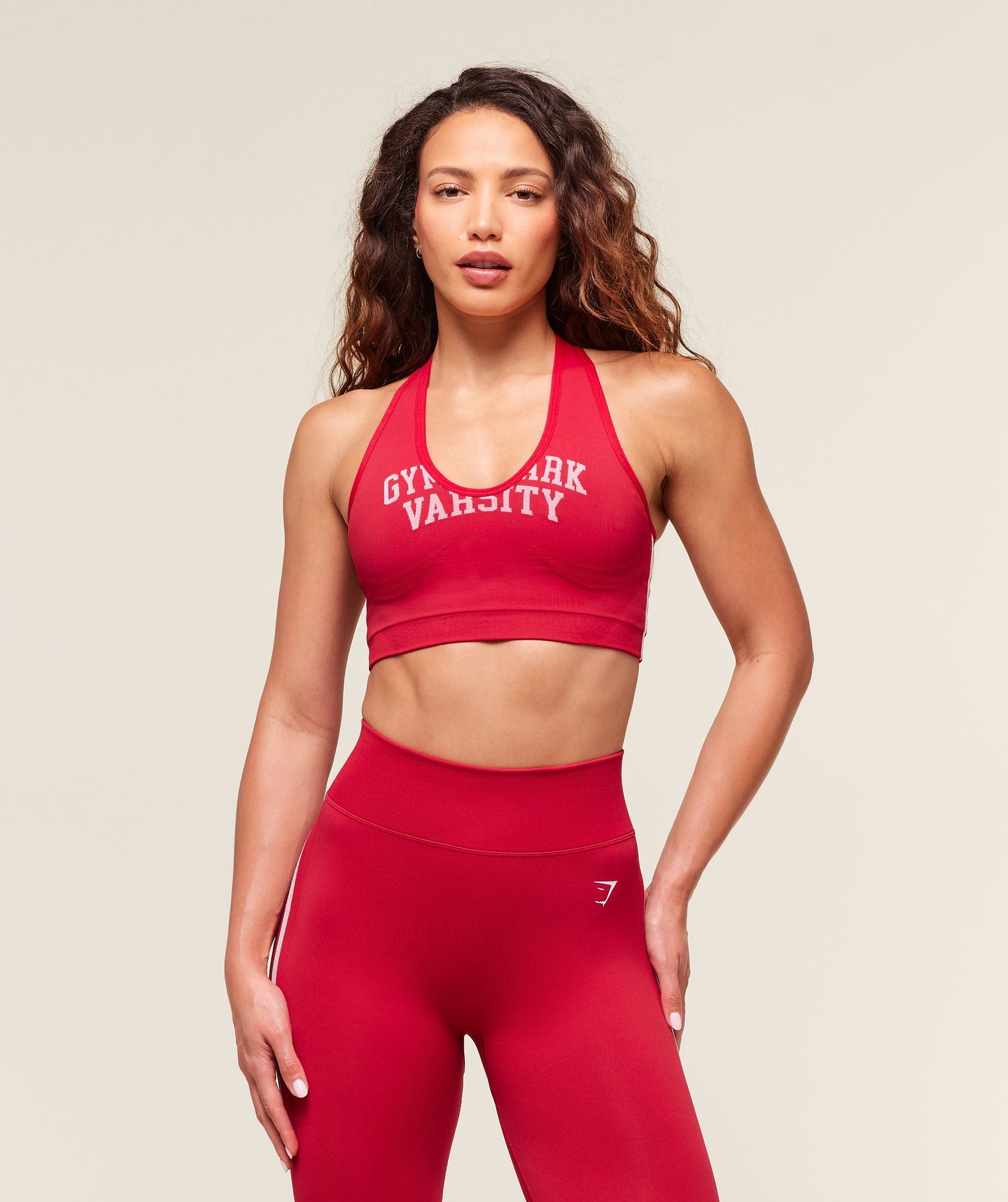 Lift Varsity Seamless Tank - Carmine Red