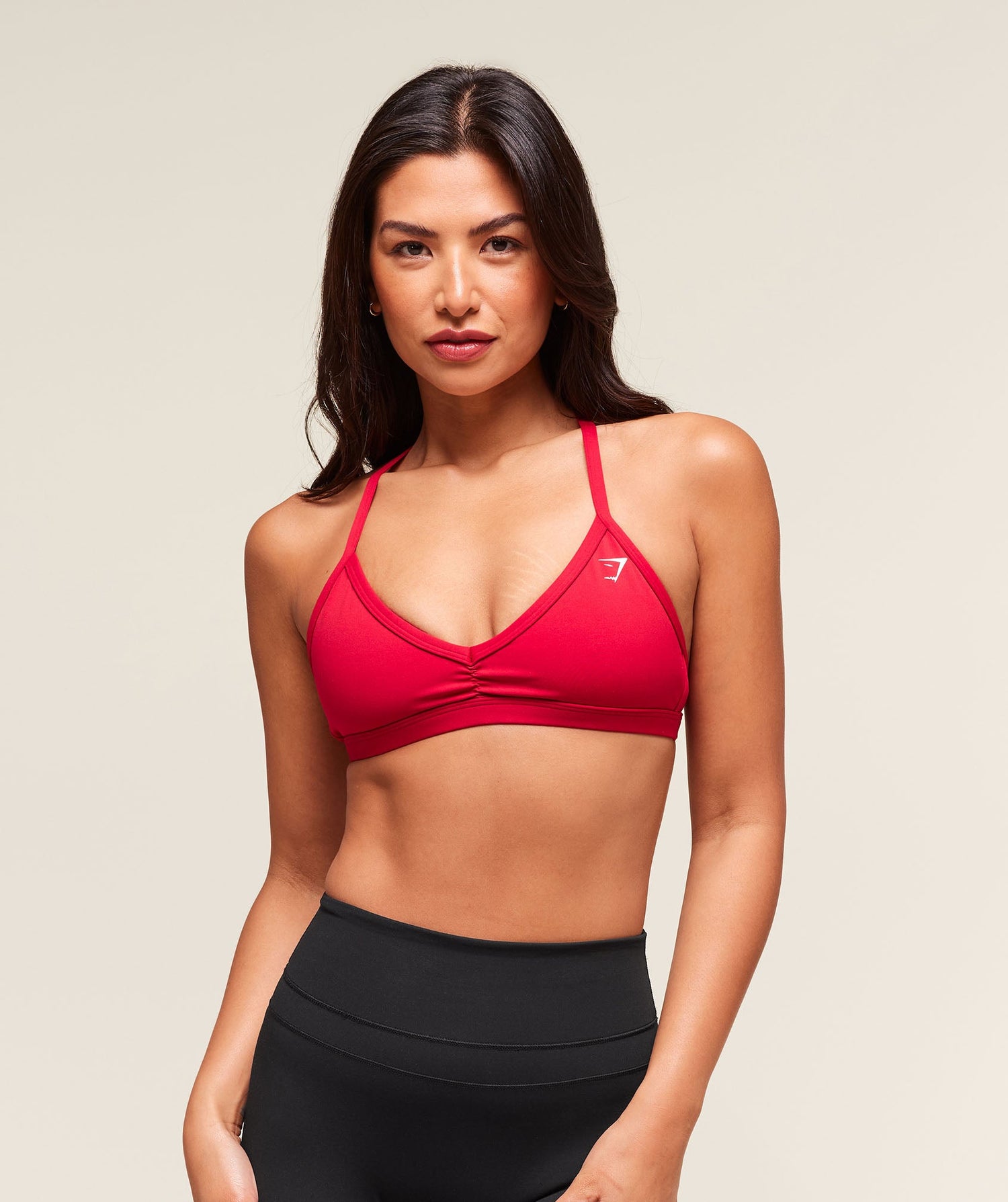 Minimal Sports Bra - Carmine Red