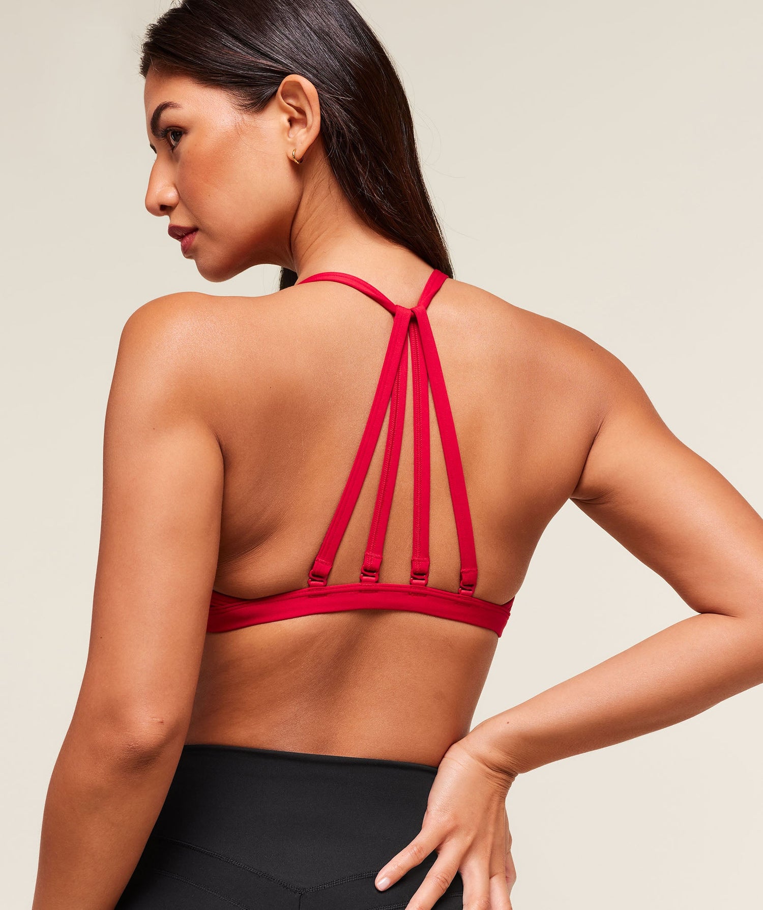 Minimal Sports Bra - Carmine Red