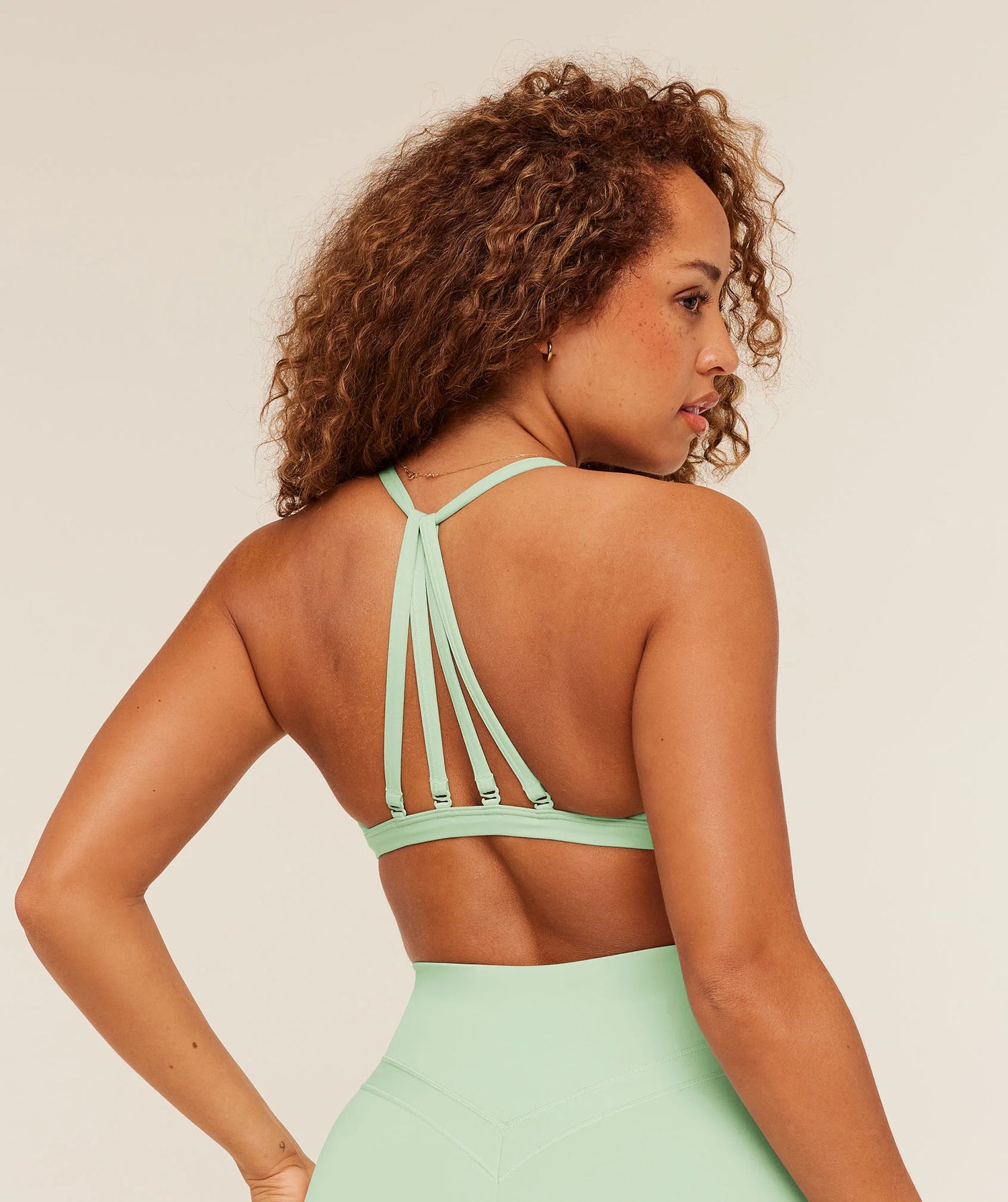 Minimal Sports Bra - Clay Green