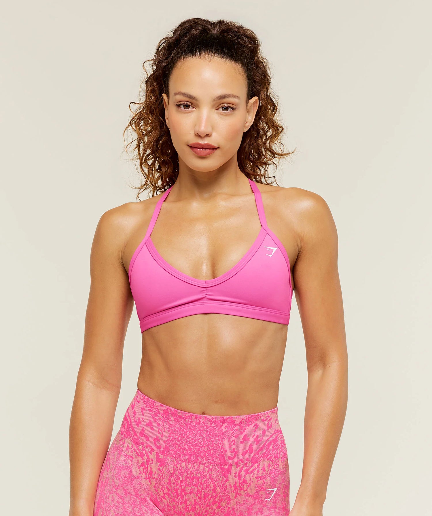 Minimal Sports Bra - Electric Pink