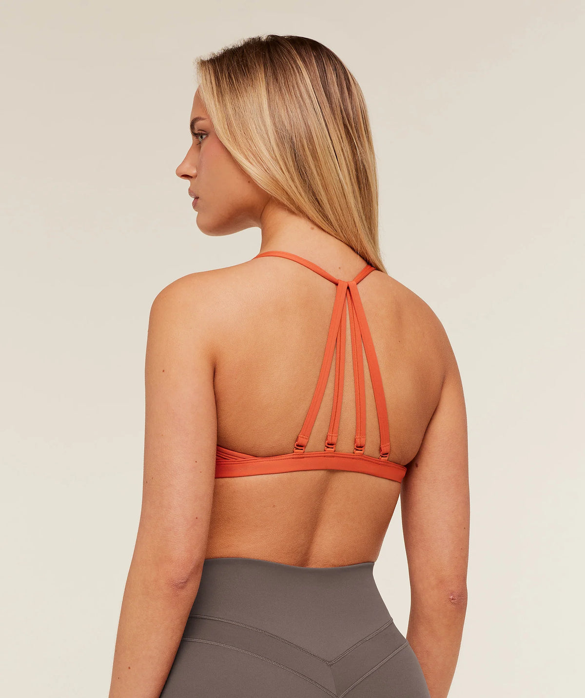 Minimal Sports Bra - Muted Orange