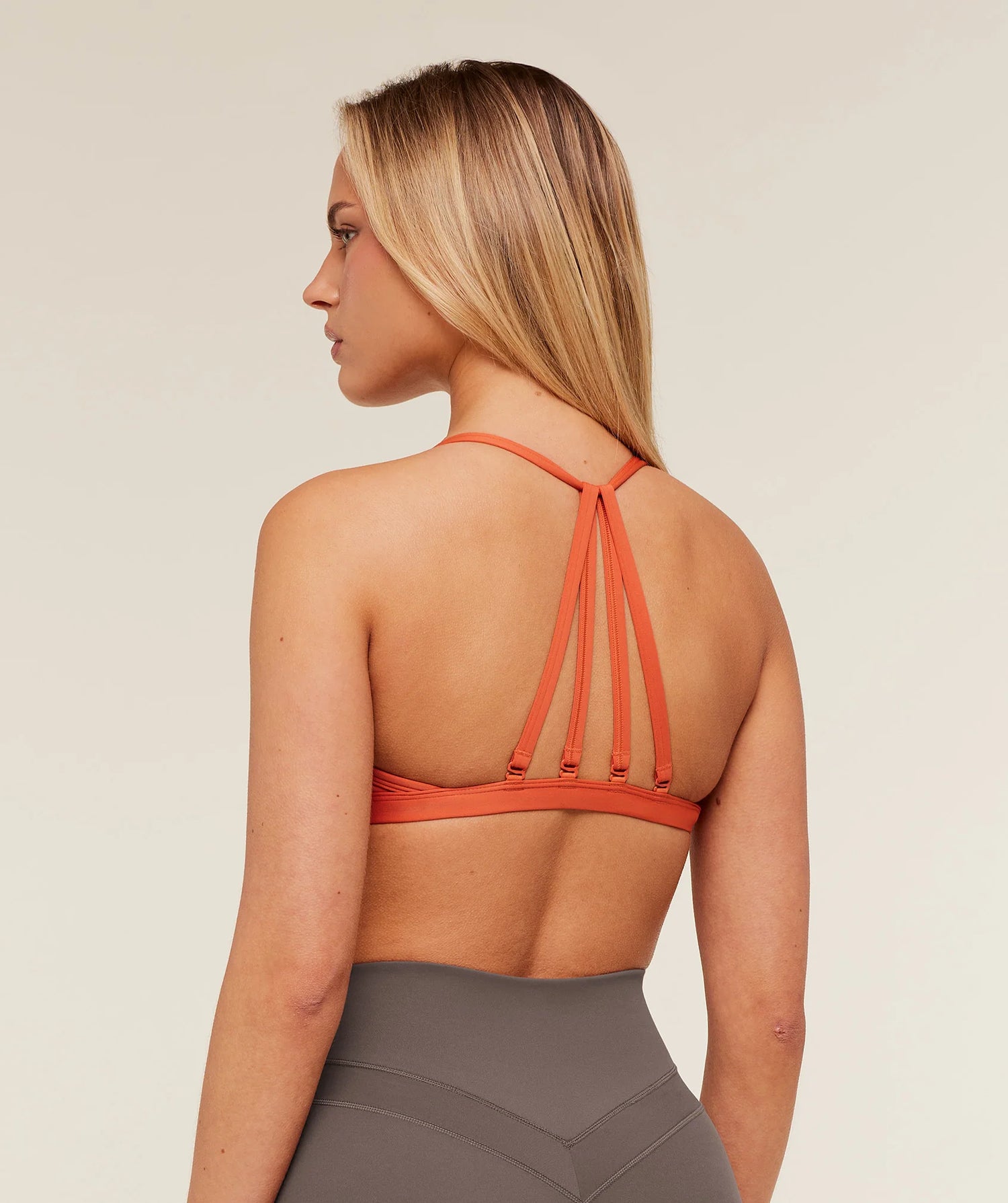 Minimal Sports Bra - Muted Orange