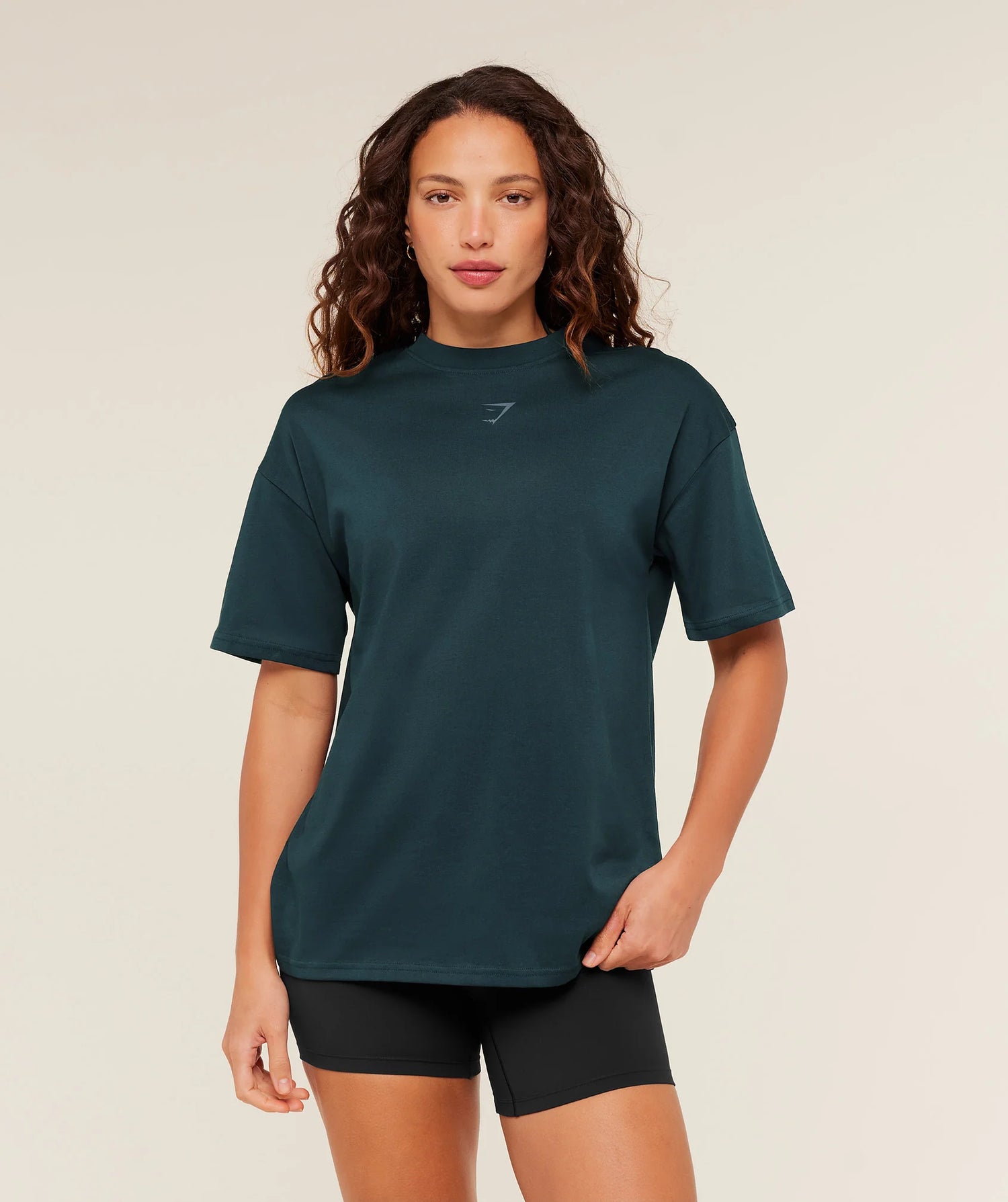 GS Power Oversized T-Shirt - Deep Petrol Blue