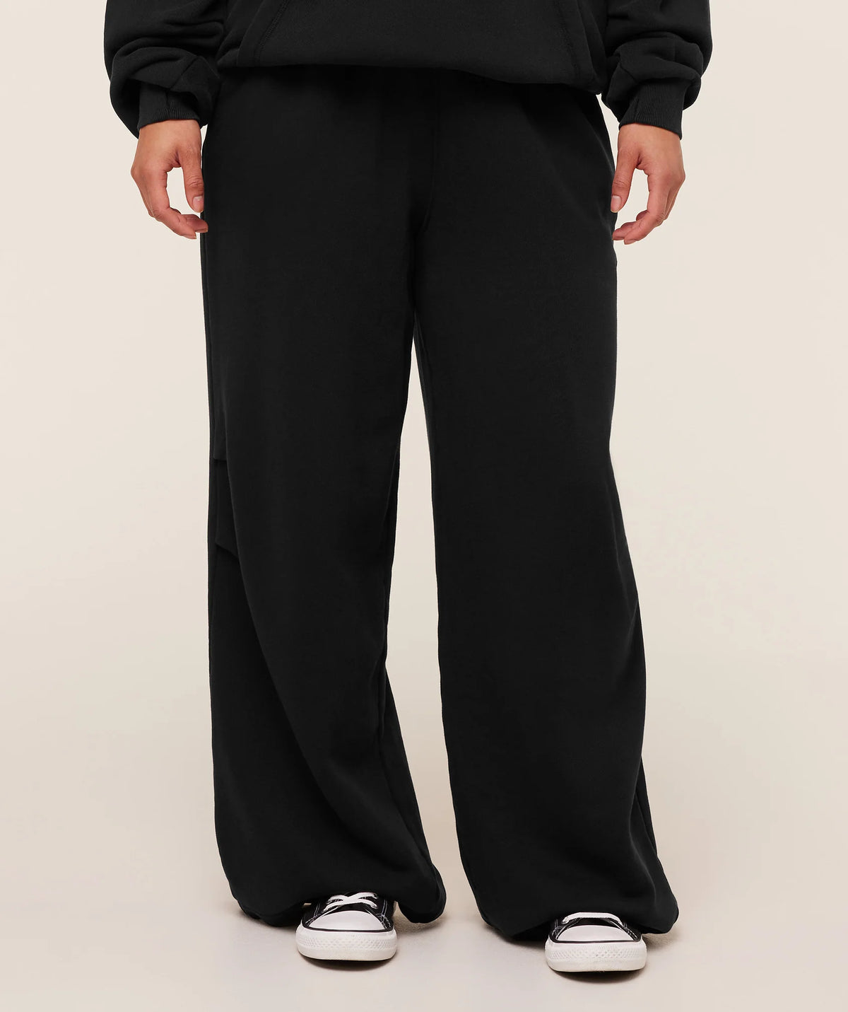 Pump Cover Structured Fleece Pant - Black/Wash