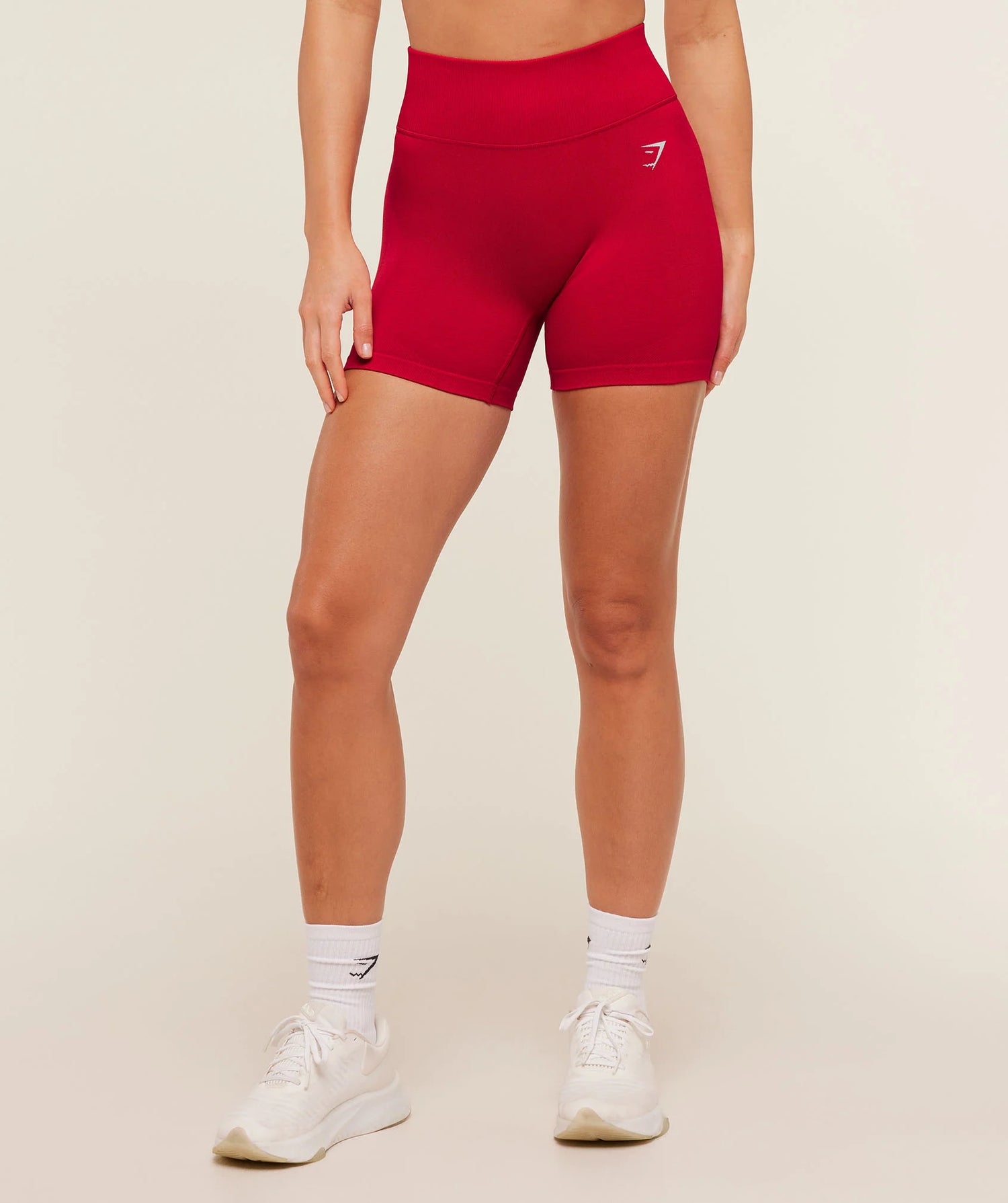 Interval Seamless Shorts - Carmine Red