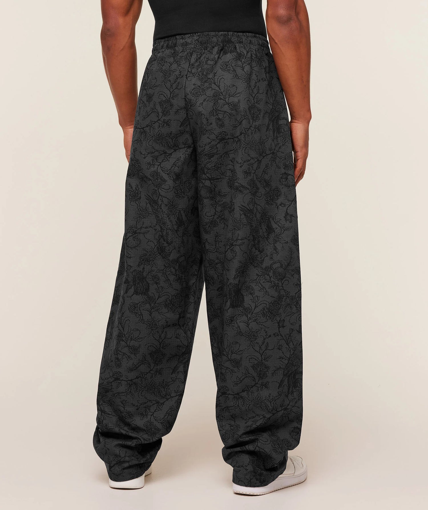 Straight Leg Pumper Pants - Black/Grey