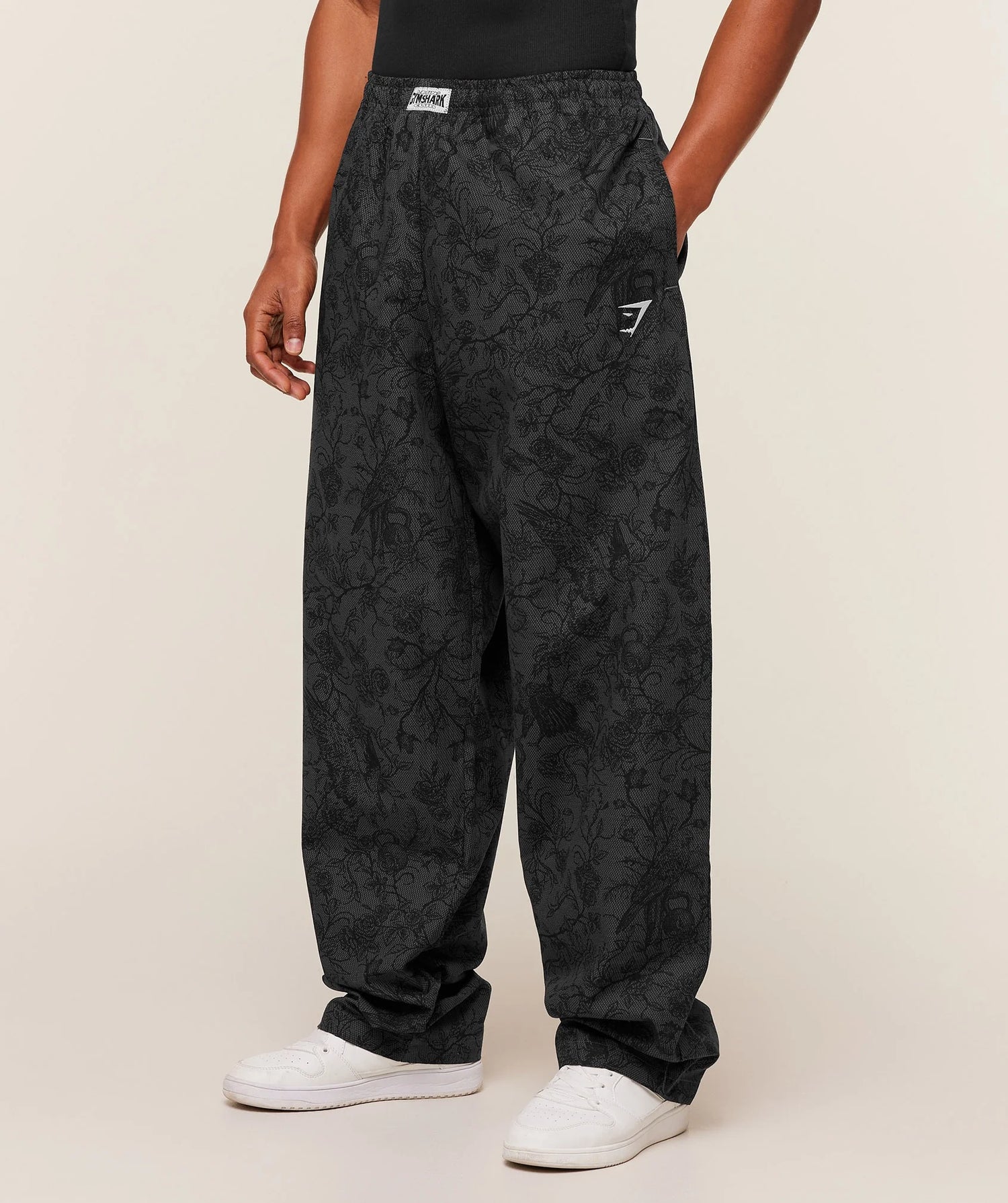 Straight Leg Pumper Pants - Black/Grey