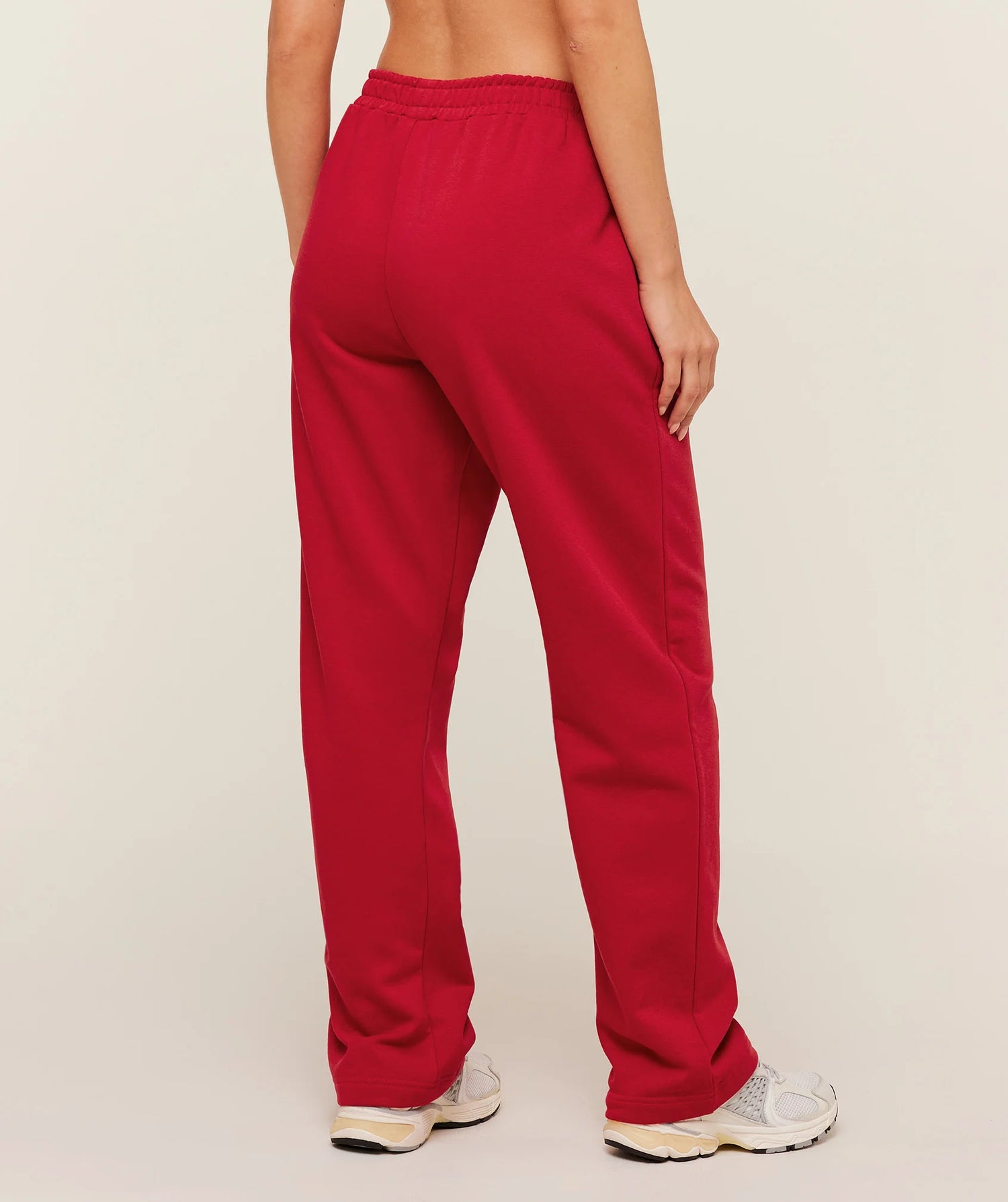 Training Fleece Straight Leg Jogger - Carmine Red