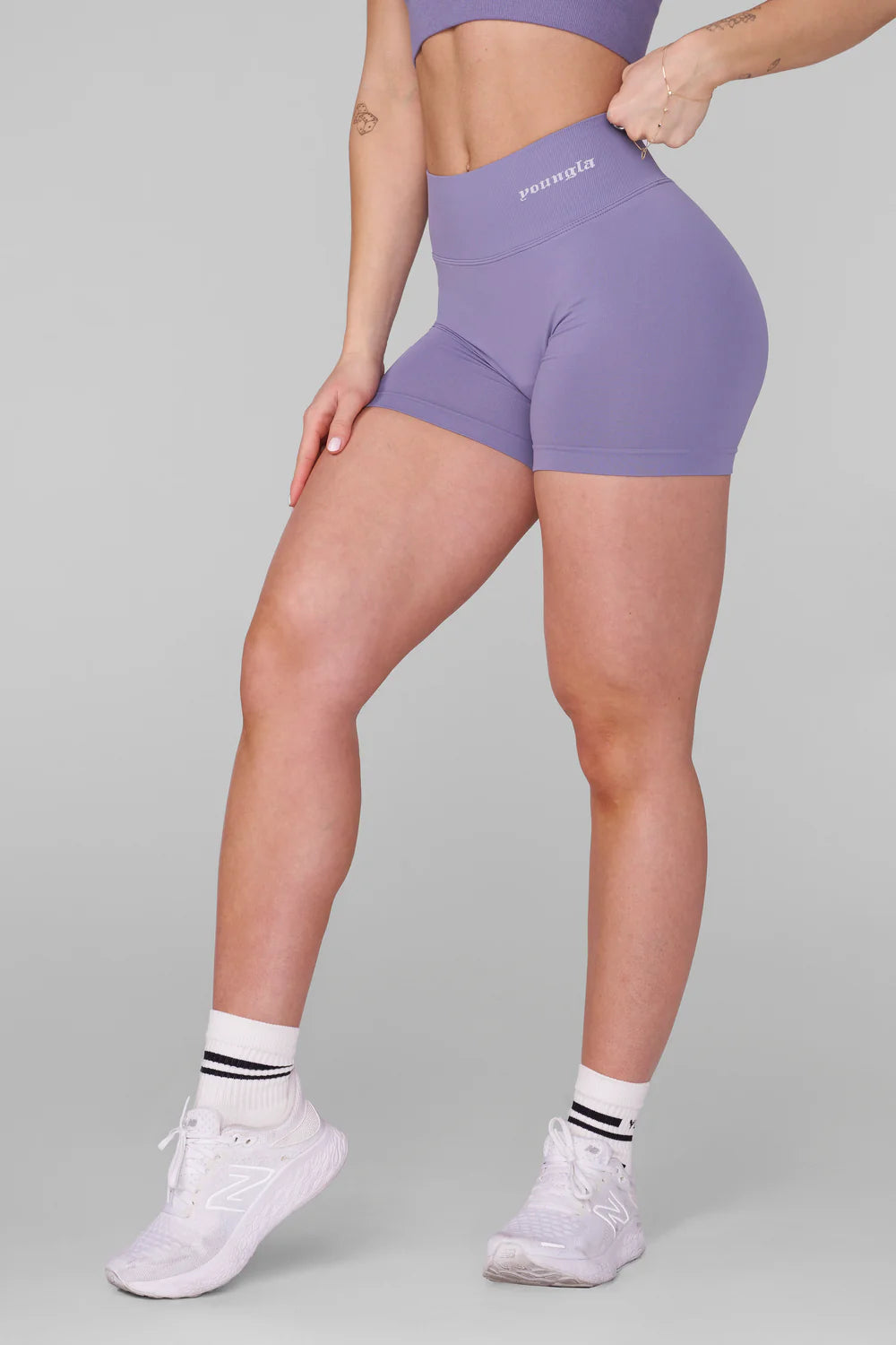W165 Lift Seamless Short - Dusty Lilac
