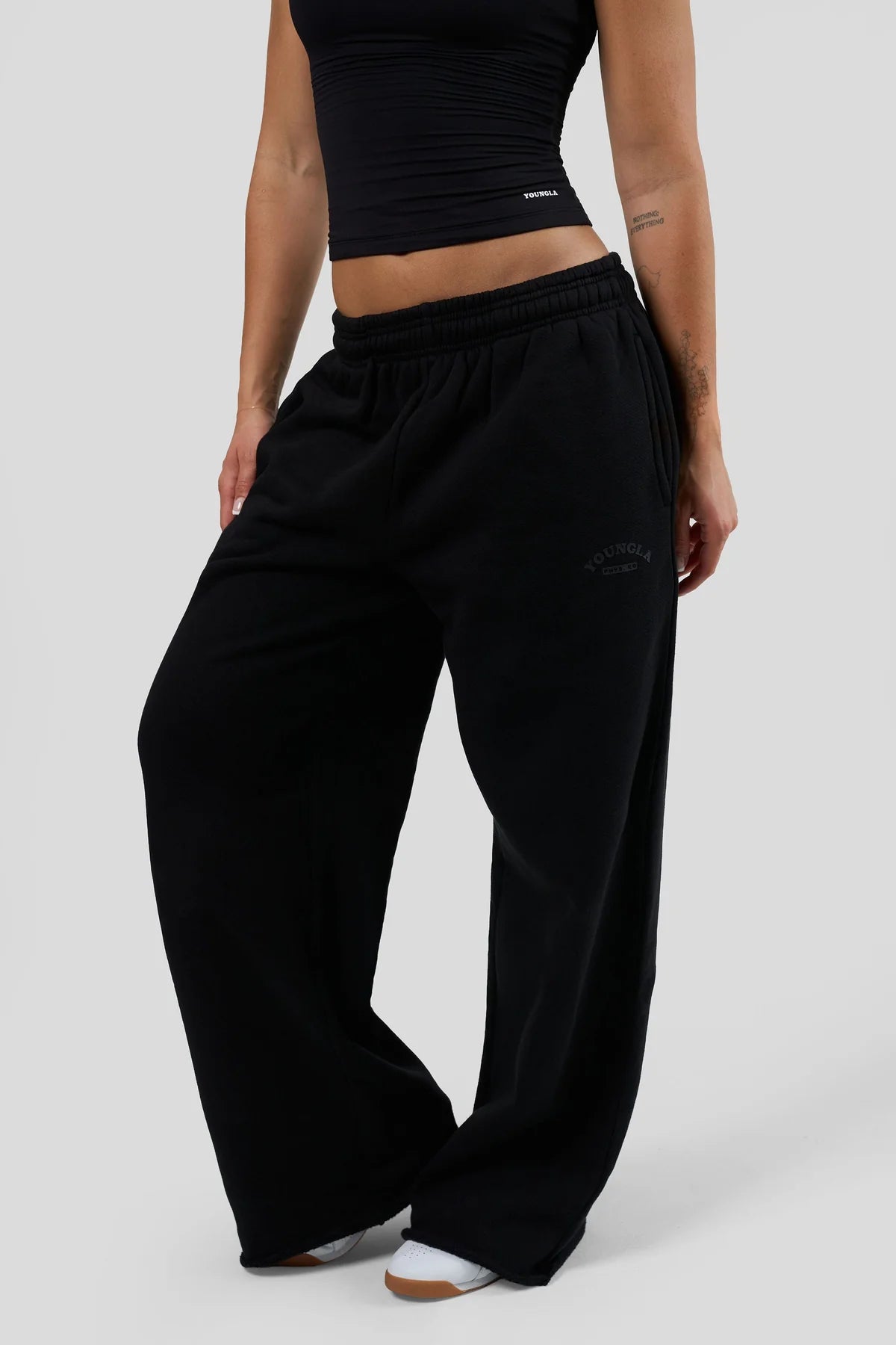 W2241 - P.E. Rawcut Sweats - Black