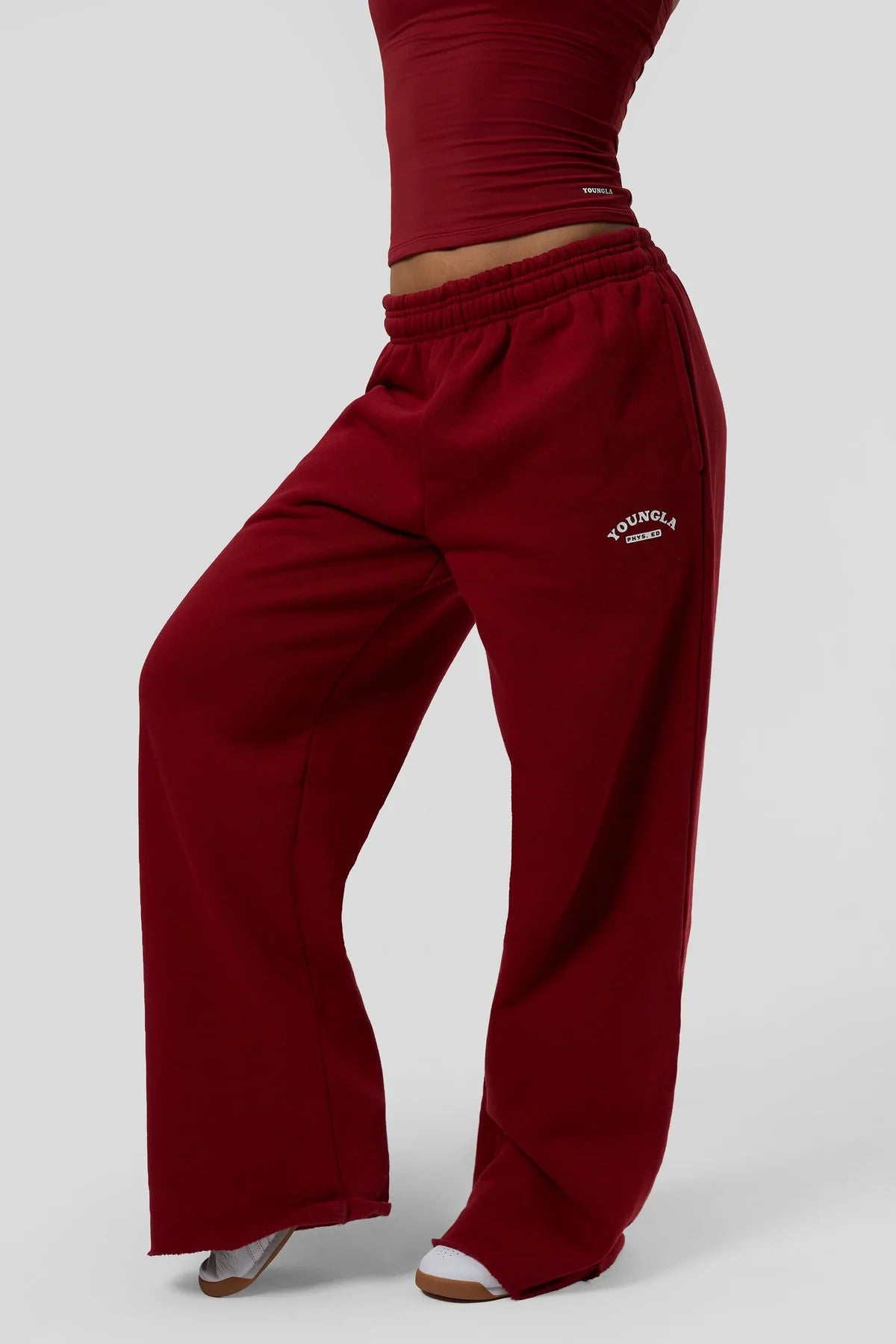 W2241 - P.E. Rawcut Sweats - Red